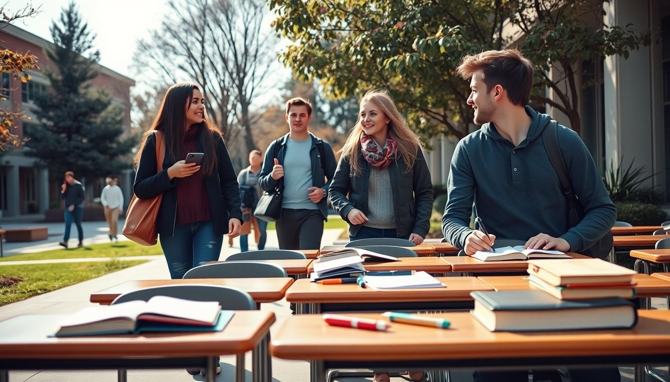 Students and educational resources in a modern learning environment